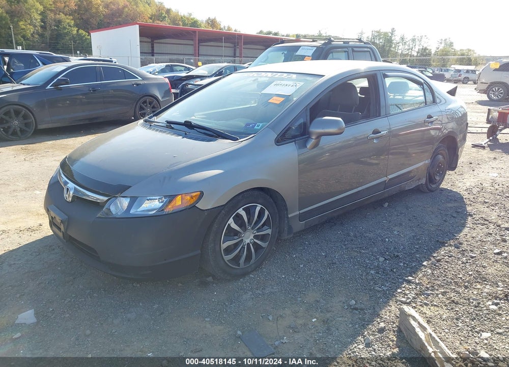 2008 HONDA CIVIC LX VIN: 2HGFA16538H342664