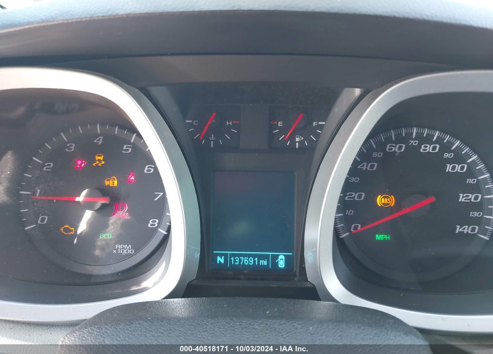 2014 CHEVROLET EQUINOX 1LT VIN: 2GNFLFEK9E6199635