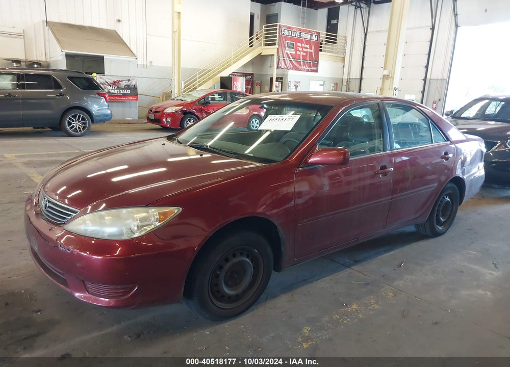 2005 TOYOTA CAMRY LE VIN: JTDBE32K550310937