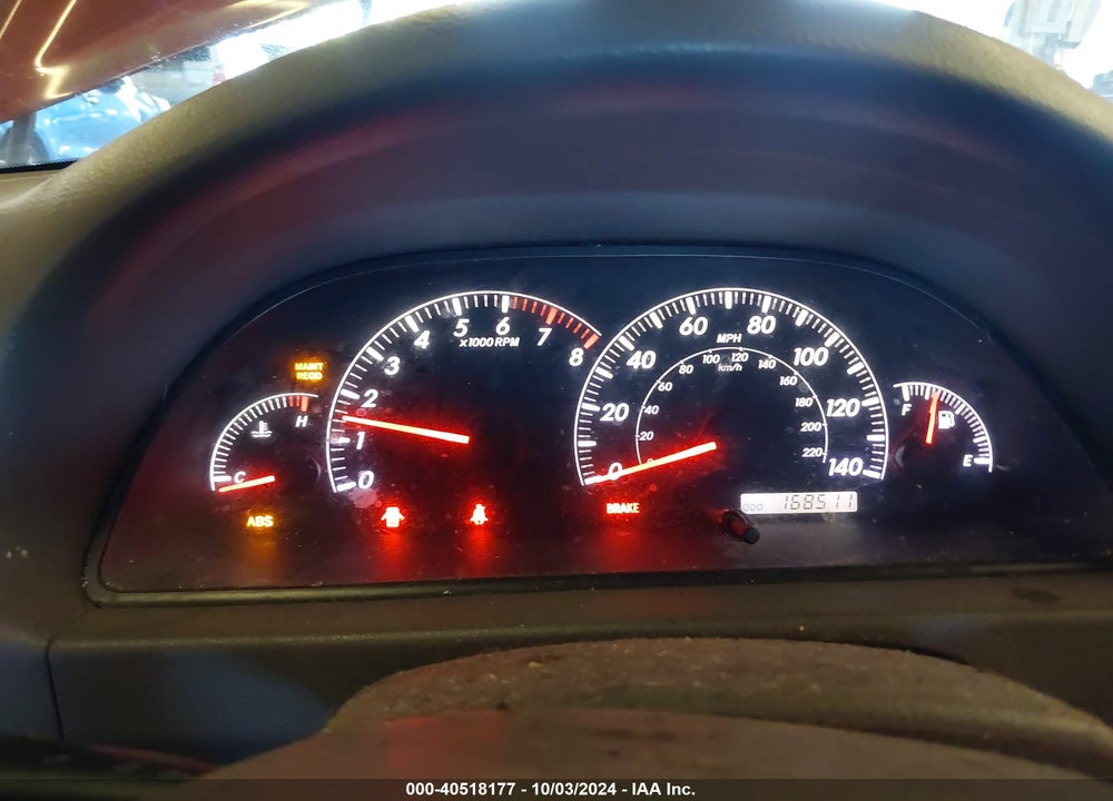 2005 TOYOTA CAMRY LE VIN: JTDBE32K550310937