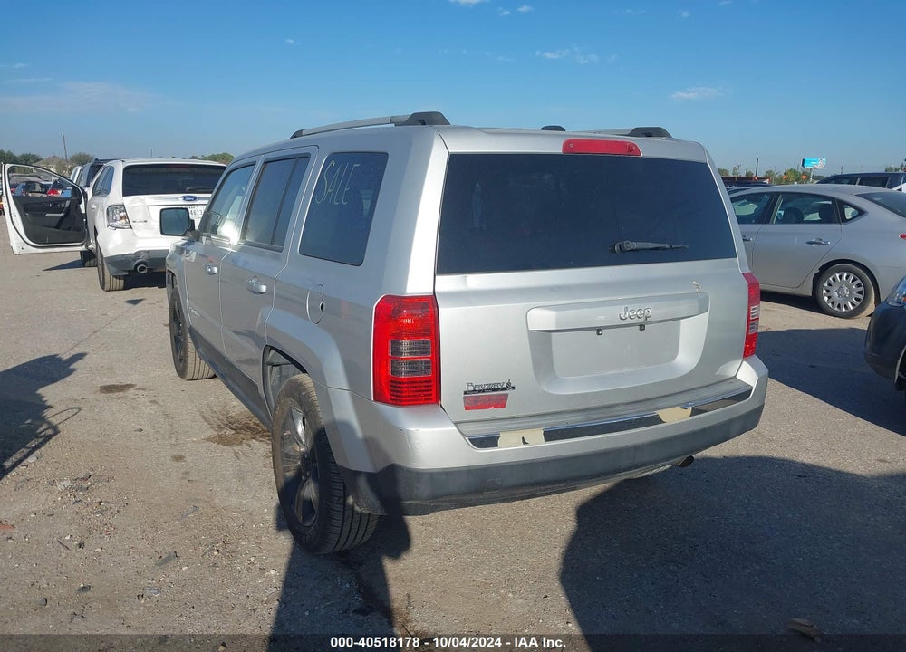 2012 JEEP PATRIOT LATITUDE VIN: 1C4NJPFB8CD690405