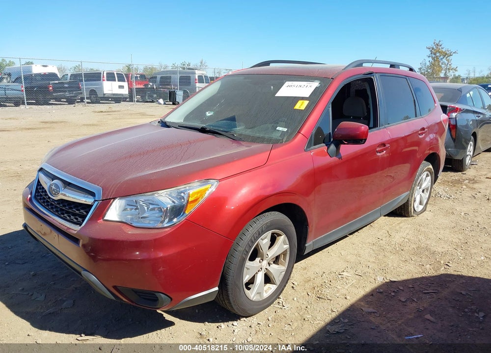 2015 SUBARU FORESTER 2.5I PREMIUM VIN: JF2SJAFCXFH832132