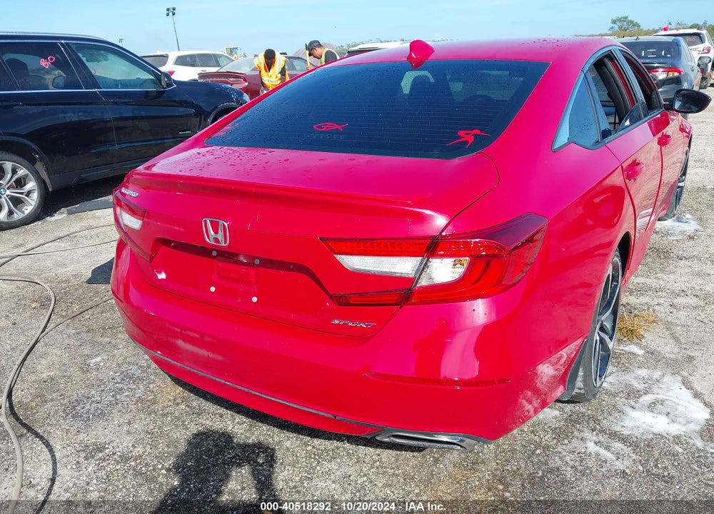 2018 HONDA ACCORD SPORT VIN: 1HGCV1F3XJA046308