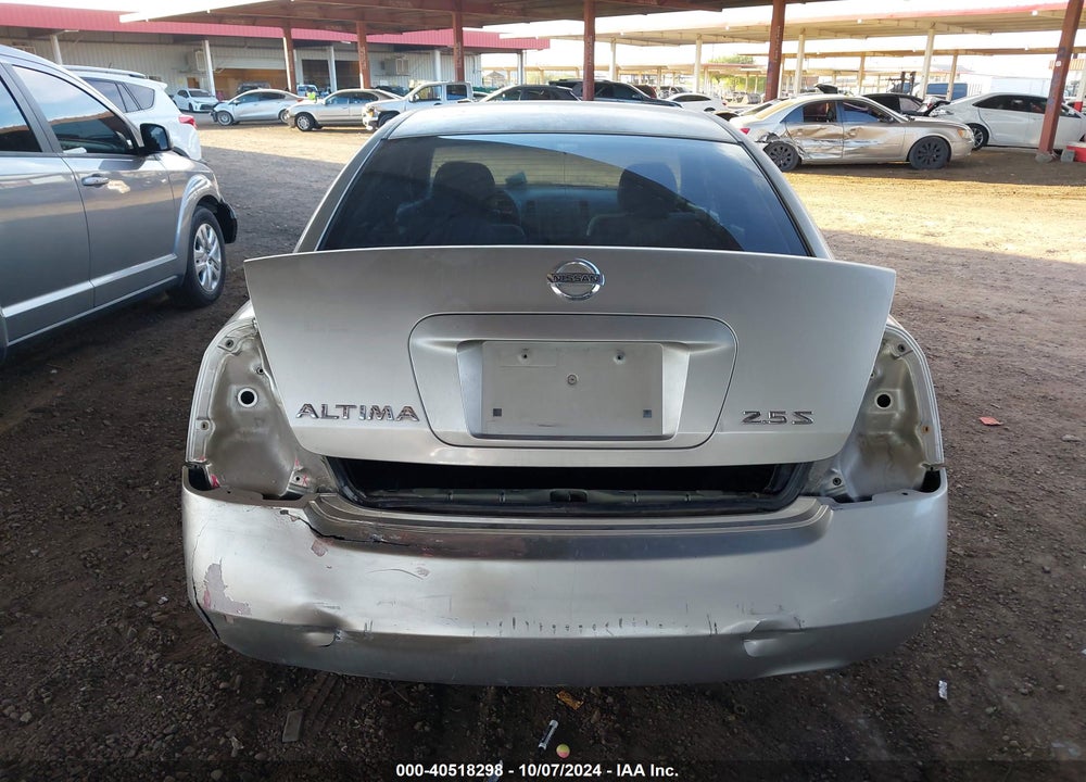 2005 NISSAN ALTIMA 2.5 S VIN: 1N4AL11D75N405890
