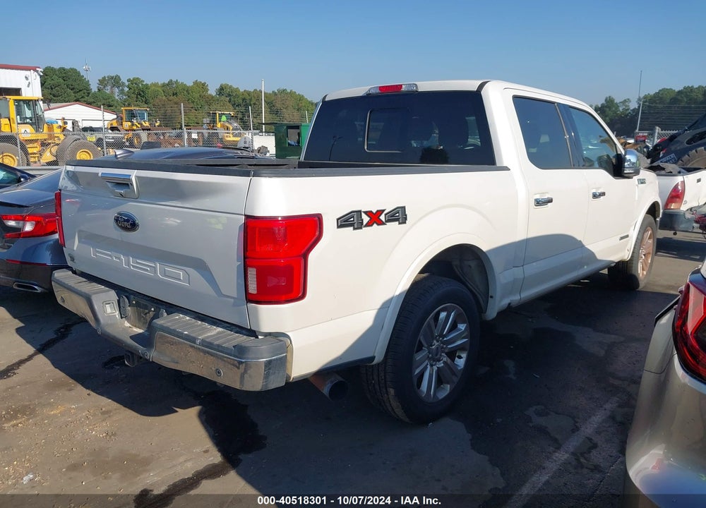 2019 FORD F-150 LARIAT VIN: 1FTFW1E13KFA03412