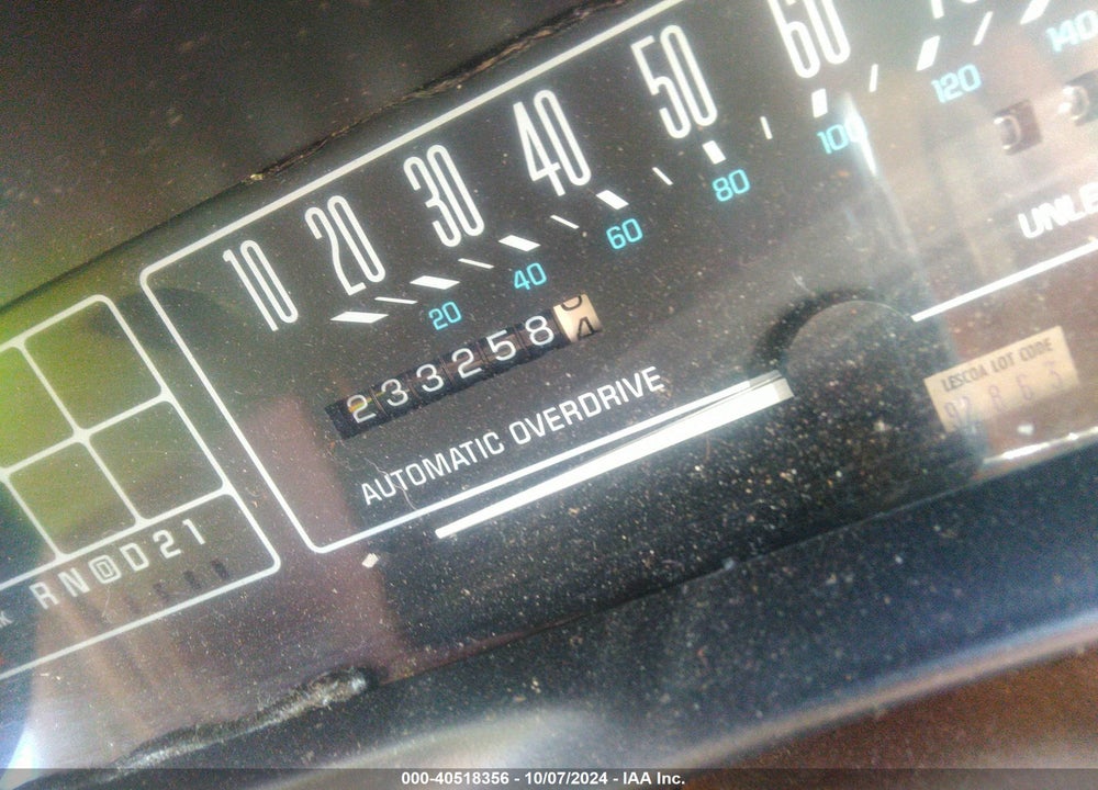1993 BUICK LESABRE LIMITED VIN: 1G4HR53L9PH426479