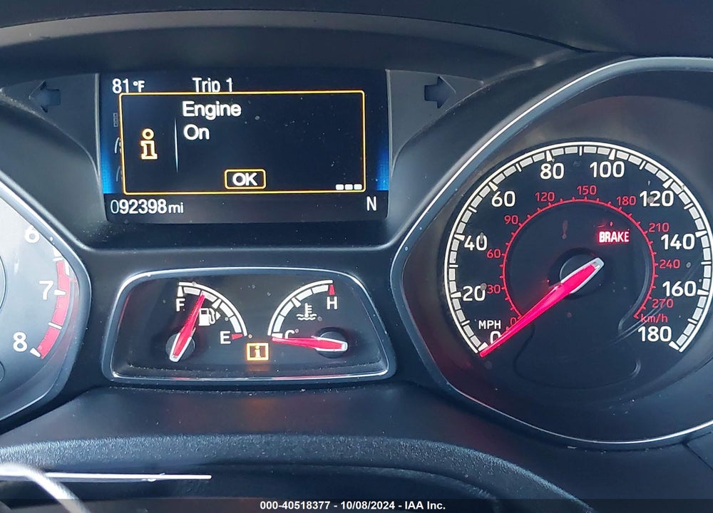 2017 FORD FOCUS ST VIN: 1FADP3L97HL320666