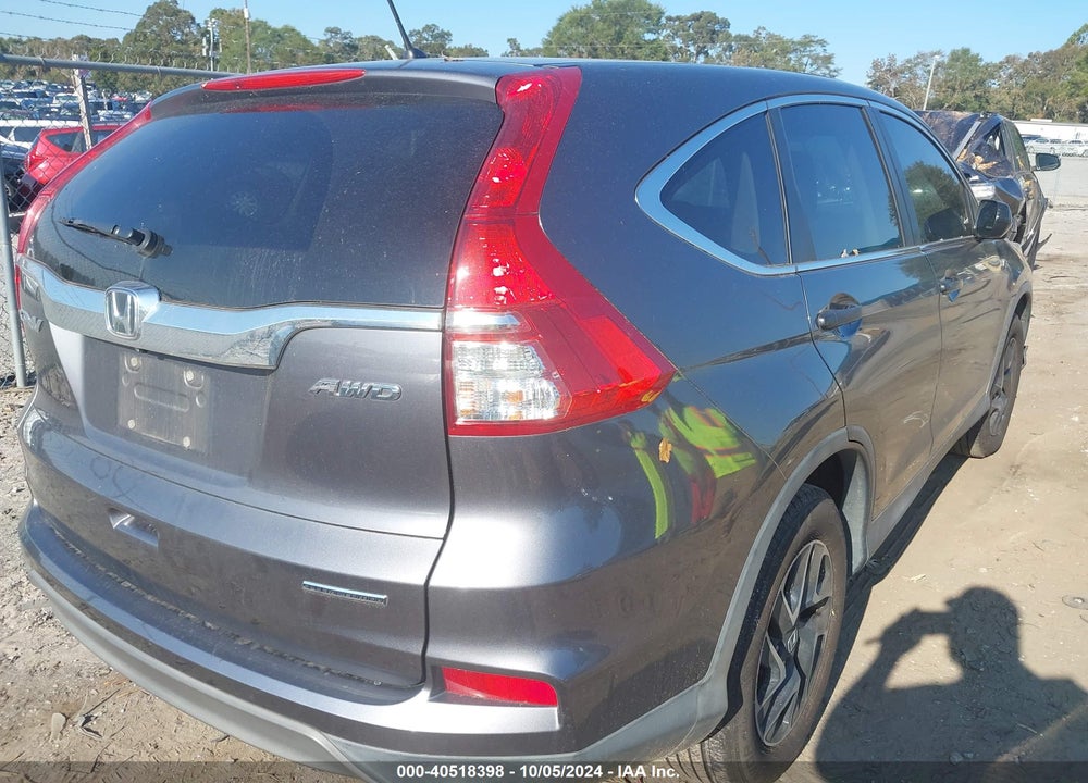 2016 HONDA CR-V SE VIN: 2HKRM4H44GH633429