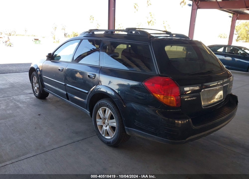 2005 SUBARU OUTBACK 2.5I VIN: 4S4BP61C257322293