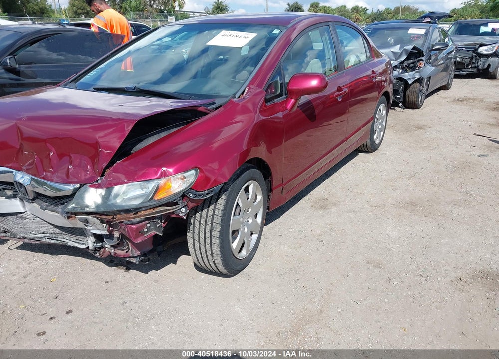 2010 HONDA CIVIC LX VIN: 19XFA1F50AE057128