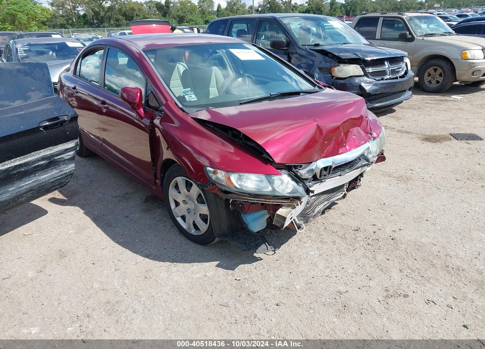 2010 HONDA CIVIC LX VIN: 19XFA1F50AE057128