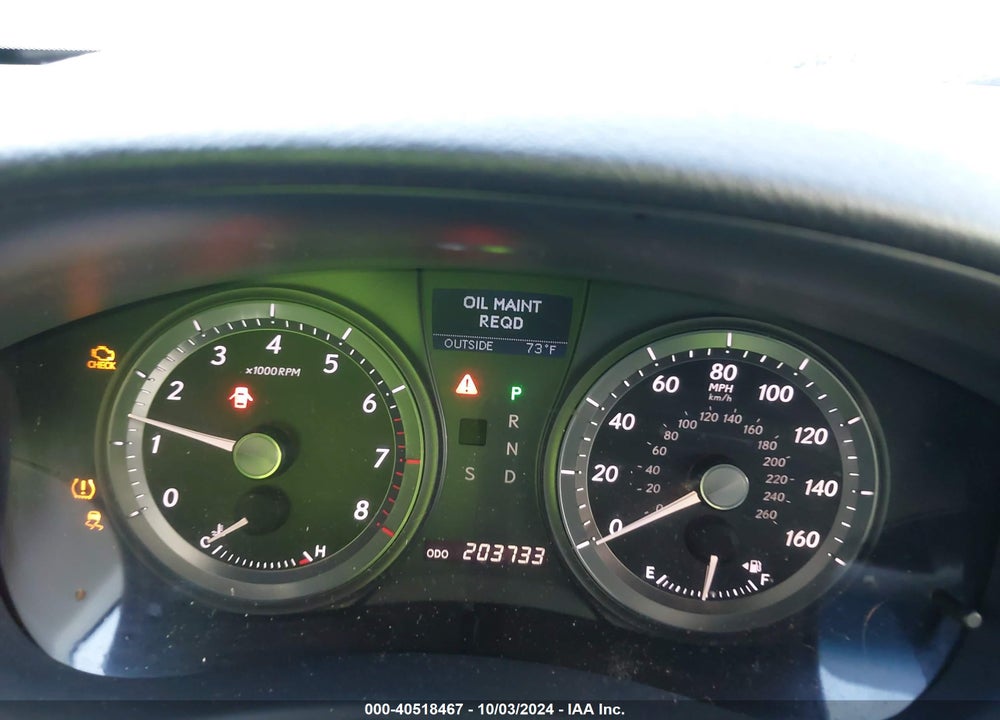 2009 LEXUS ES 350 VIN: JTHBJ46G592337958