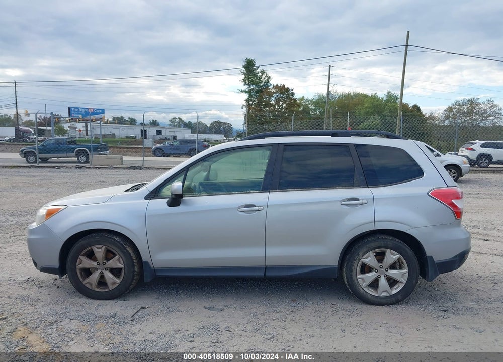 2014 SUBARU FORESTER 2.5I PREMIUM VIN: JF2SJADC9EH527562