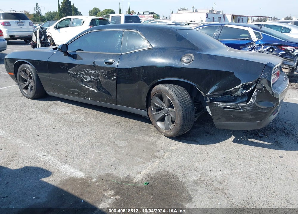 2016 DODGE CHALLENGER SXT VIN: 2C3CDZAG8GH236651