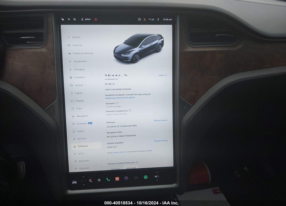 2020 TESLA MODEL X LONG RANGE DUAL MOTOR ALL-WHEEL DRIVE/LONG RANGE PLUS DUAL MOTOR ALL-WHEEL DRIVE VIN: 5YJXCAE26LF300444