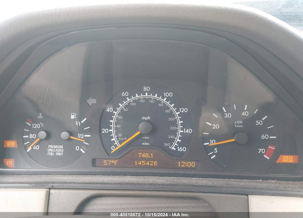 1997 MERCEDES-BENZ E 320 VIN: WDBJF55F4VA363415