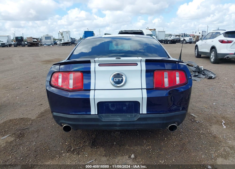 2010 FORD MUSTANG VIN: 1ZVBP8CH2A5137155