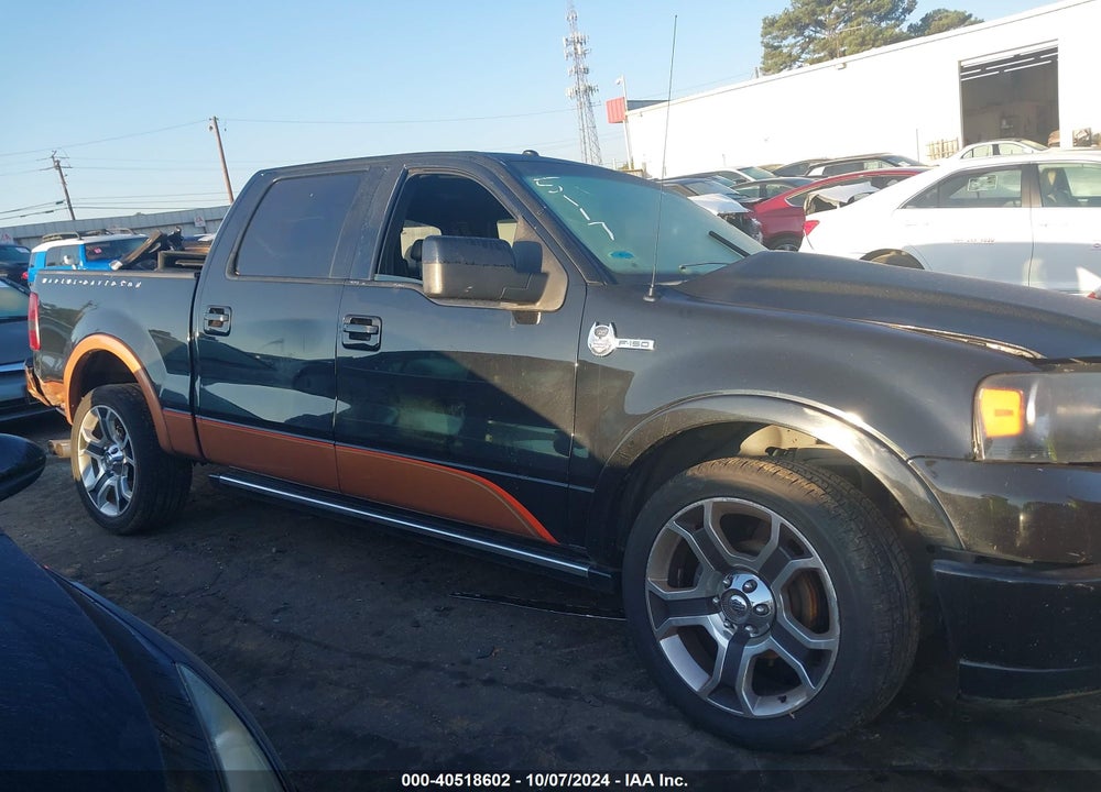 2008 HARLEY-DAVIDSON FORD F-150 /LIMITED VIN: 1FTRW12568FB15117