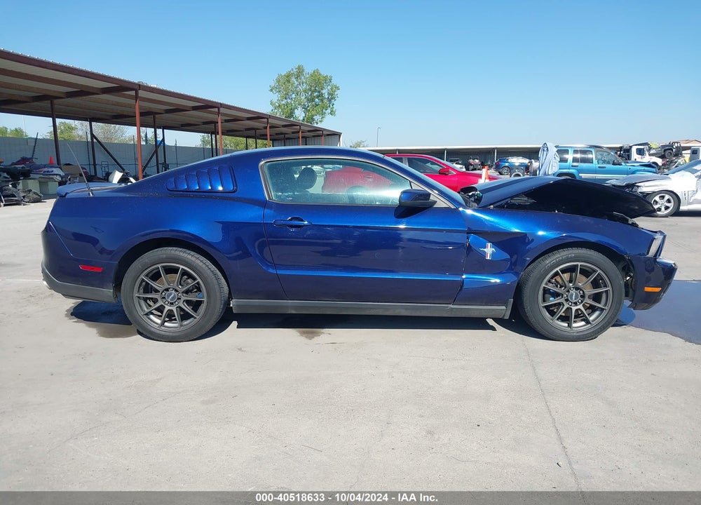 2012 FORD MUSTANG V6 PREMIUM VIN: 1ZVBP8AM3C5256173