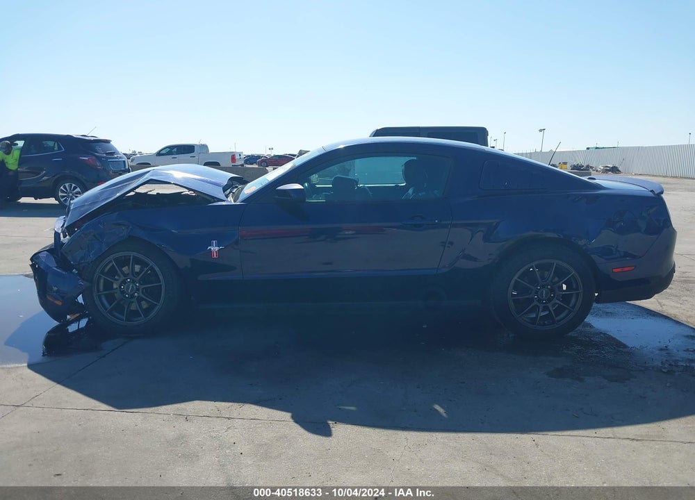 2012 FORD MUSTANG V6 PREMIUM VIN: 1ZVBP8AM3C5256173