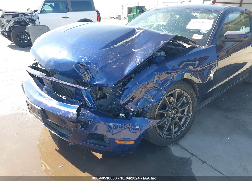 2012 FORD MUSTANG V6 PREMIUM VIN: 1ZVBP8AM3C5256173