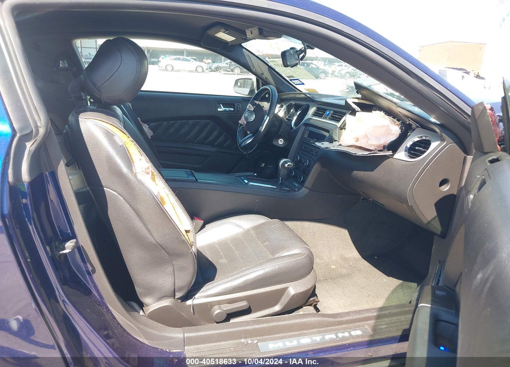 2012 FORD MUSTANG V6 PREMIUM VIN: 1ZVBP8AM3C5256173