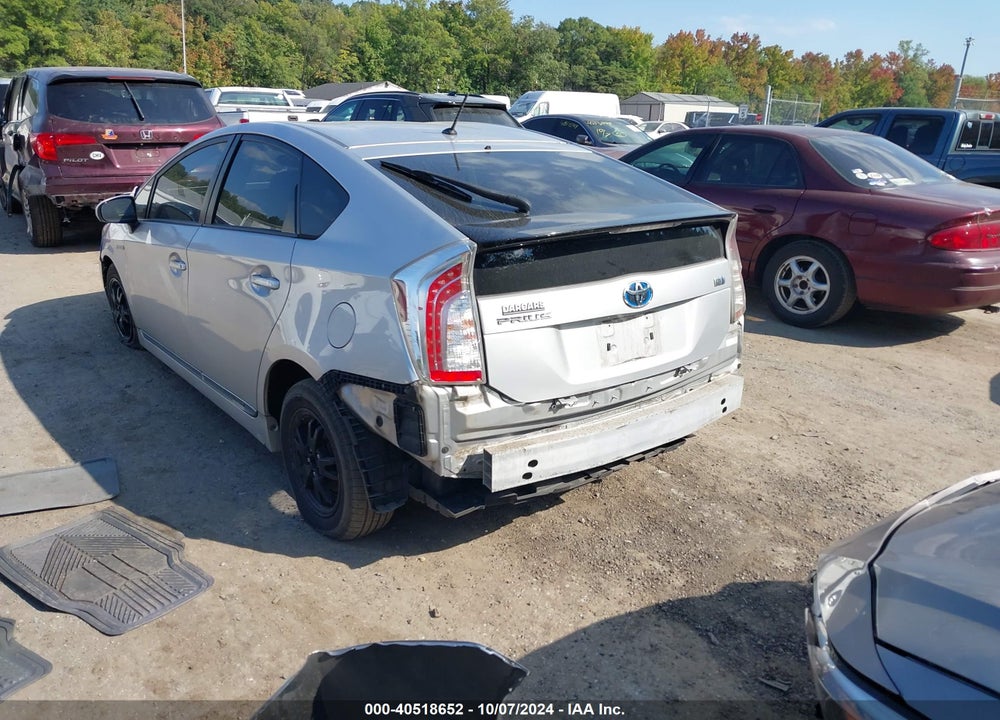 2012 TOYOTA PRIUS VIN: JTDKN3DU6C5500275