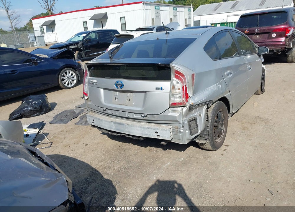 2012 TOYOTA PRIUS VIN: JTDKN3DU6C5500275
