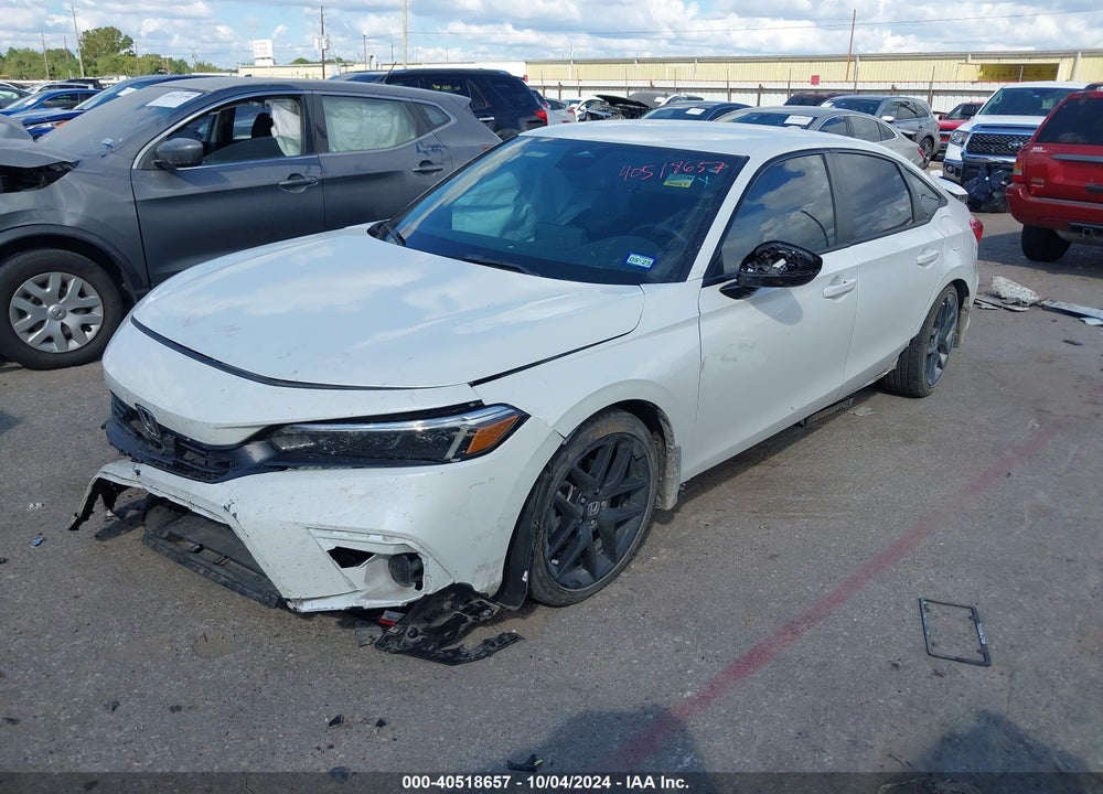 2022 HONDA CIVIC SPORT VIN: 2HGFE2F58NH571721