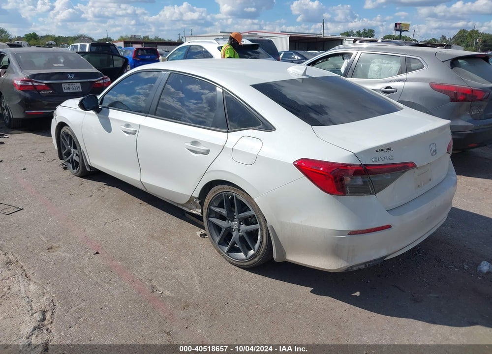 2022 HONDA CIVIC SPORT VIN: 2HGFE2F58NH571721