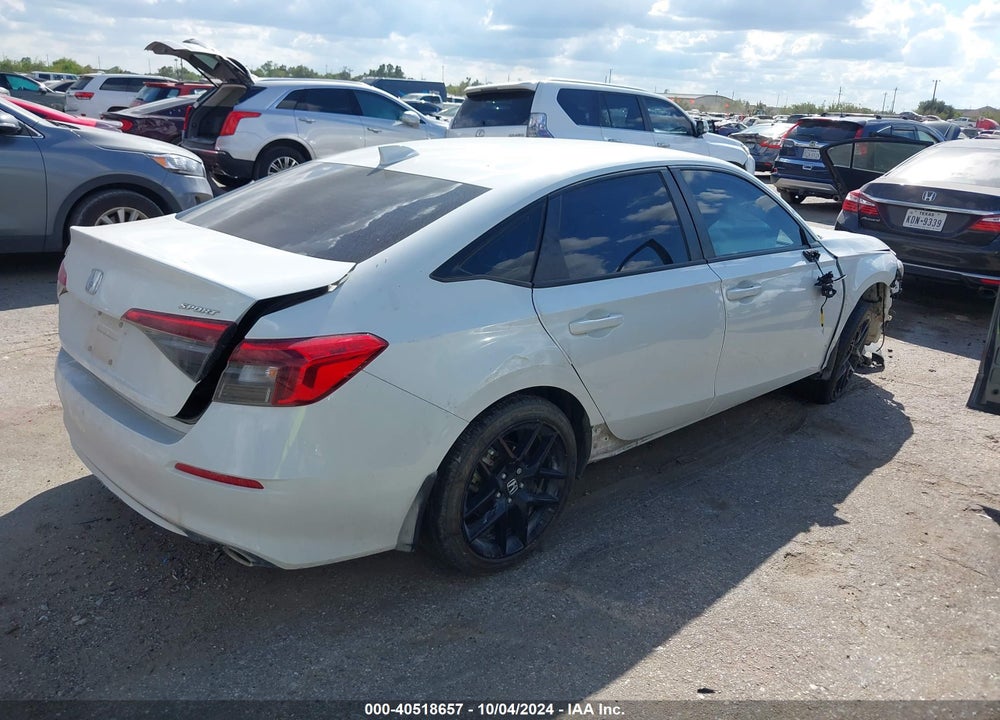 2022 HONDA CIVIC SPORT VIN: 2HGFE2F58NH571721
