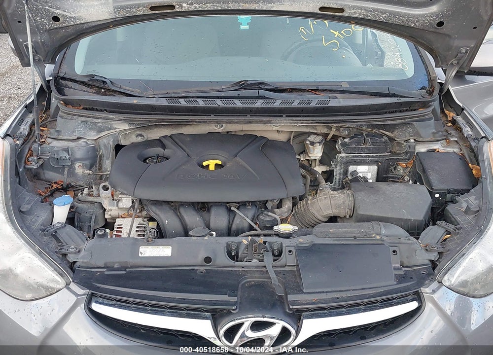 2012 HYUNDAI ELANTRA GLS VIN: 5NPDH4AE5CH084108