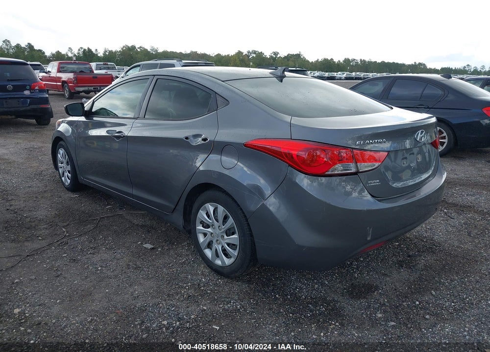 2012 HYUNDAI ELANTRA GLS VIN: 5NPDH4AE5CH084108