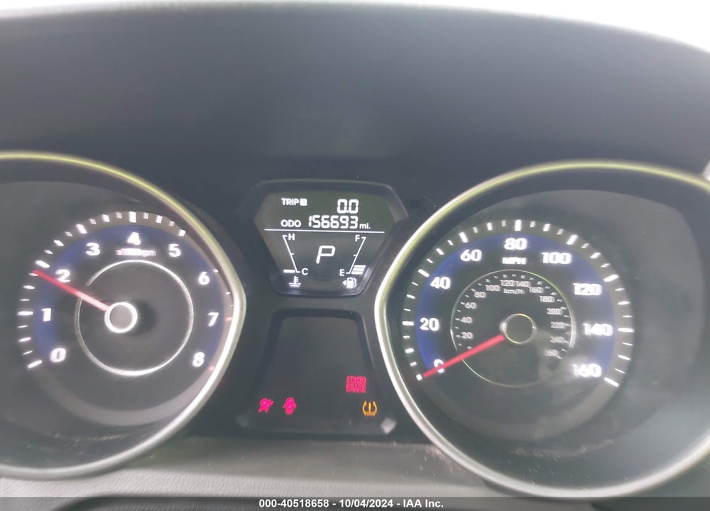 2012 HYUNDAI ELANTRA GLS VIN: 5NPDH4AE5CH084108