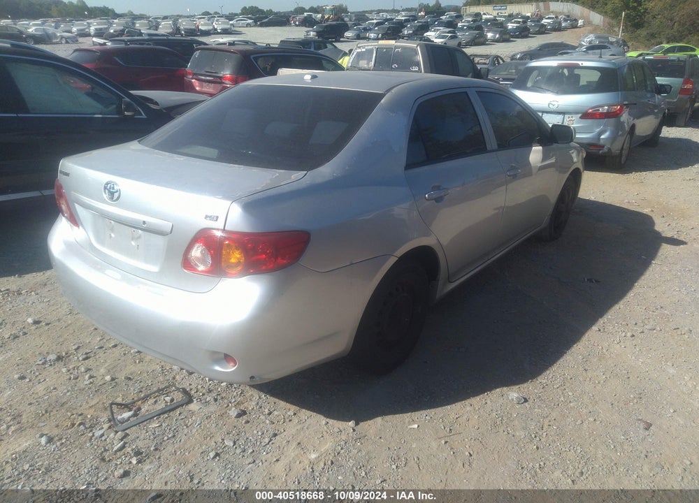 2009 TOYOTA COROLLA LE VIN: 2T1BU40E89C031984