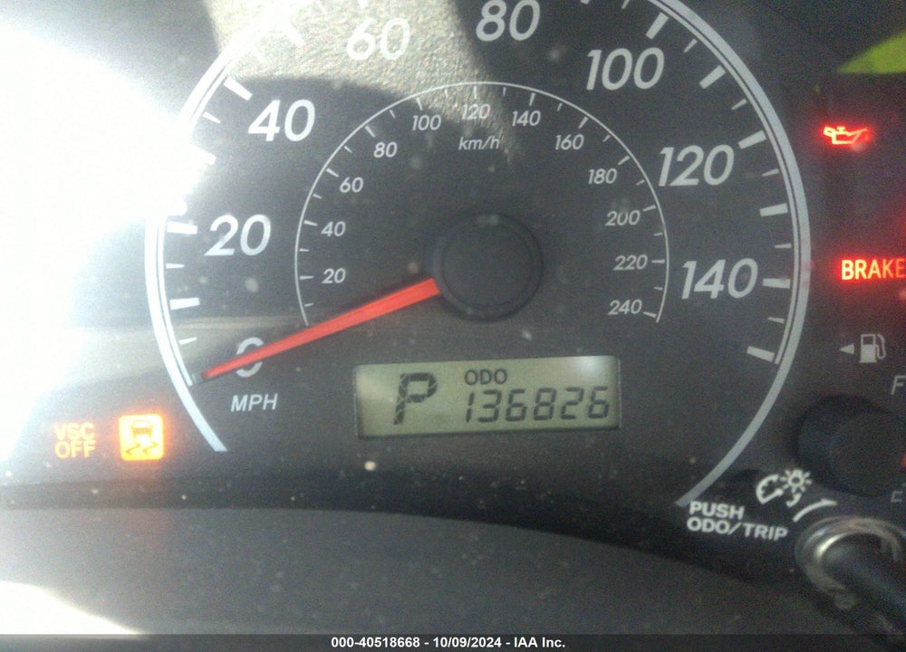 2009 TOYOTA COROLLA LE VIN: 2T1BU40E89C031984