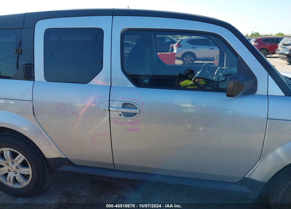 2008 HONDA ELEMENT EX VIN: 5J6YH187X8L009182