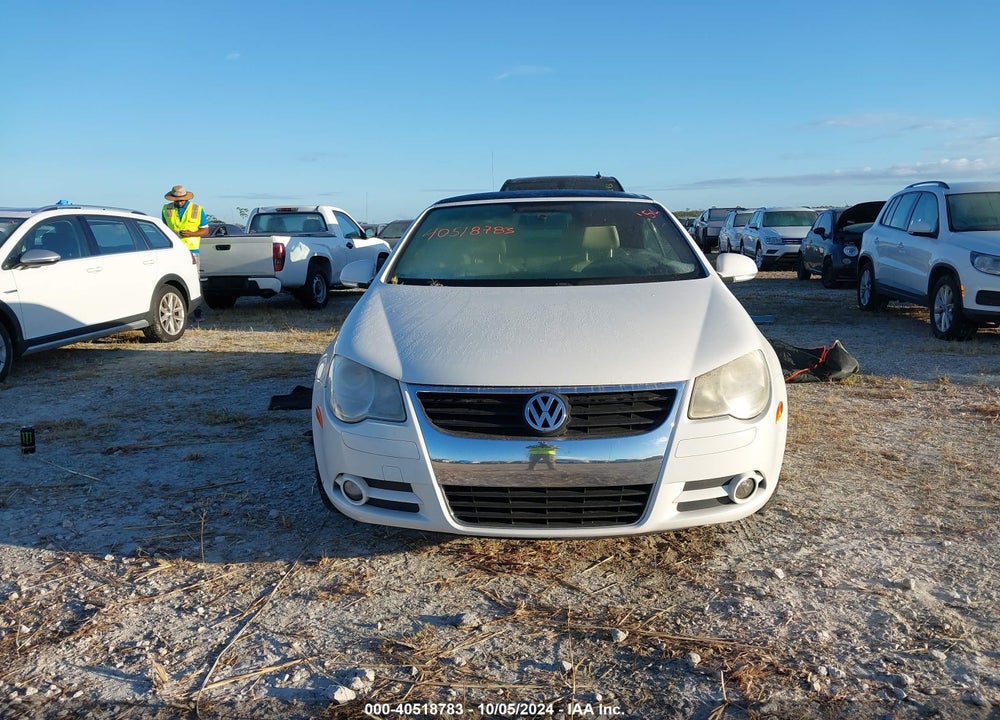2007 VOLKSWAGEN EOS 2.0T VIN: WVWAA71F37V036050