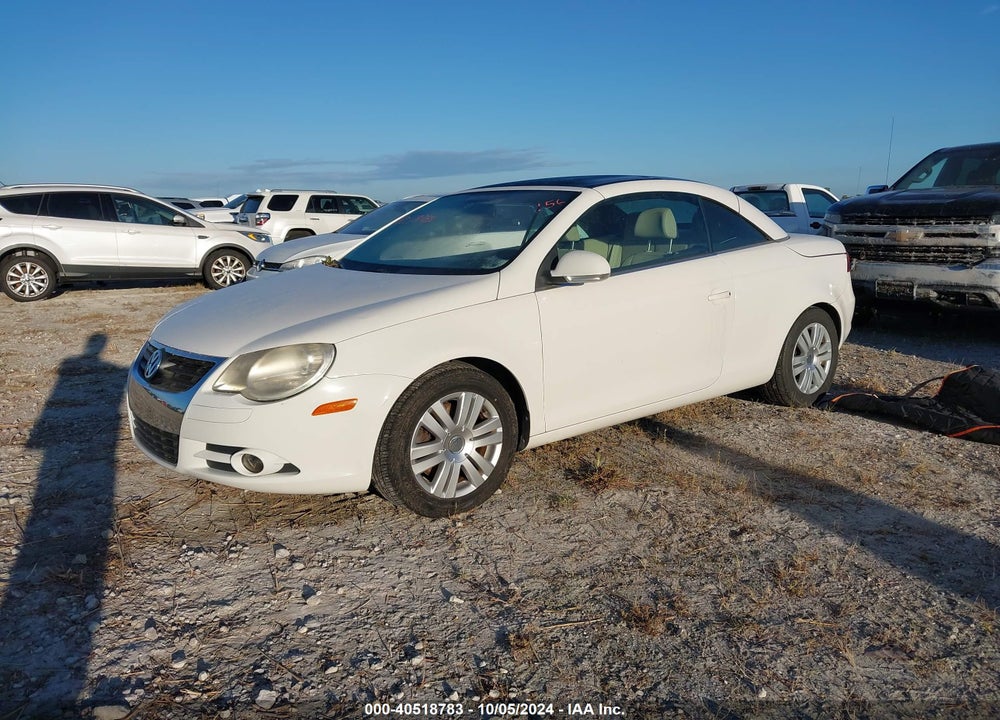 2007 VOLKSWAGEN EOS 2.0T VIN: WVWAA71F37V036050