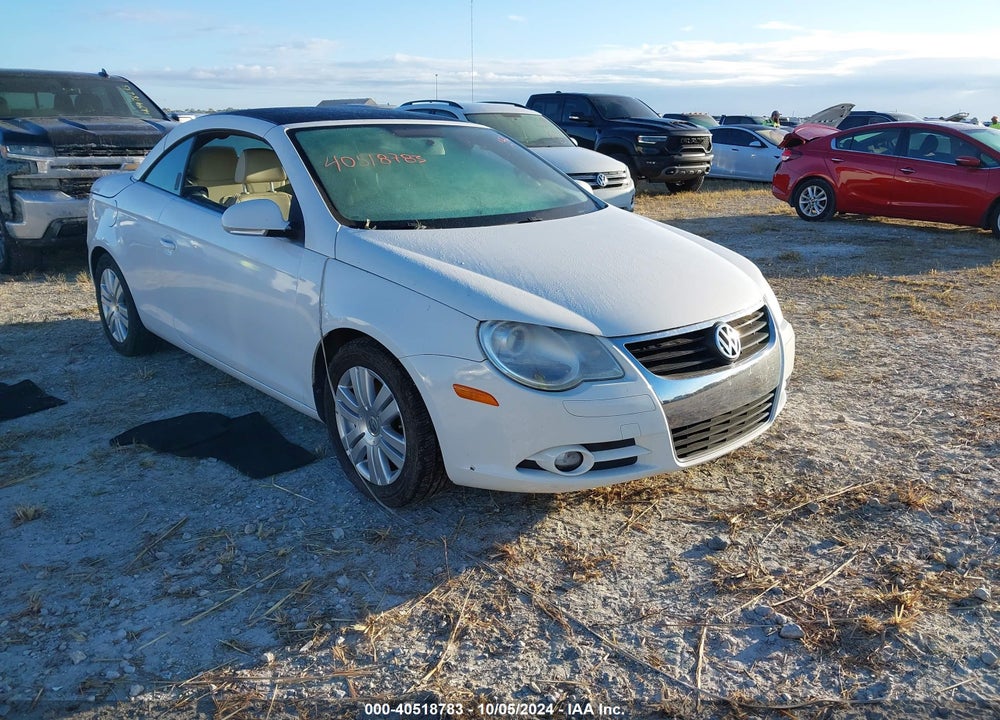 2007 VOLKSWAGEN EOS 2.0T VIN: WVWAA71F37V036050