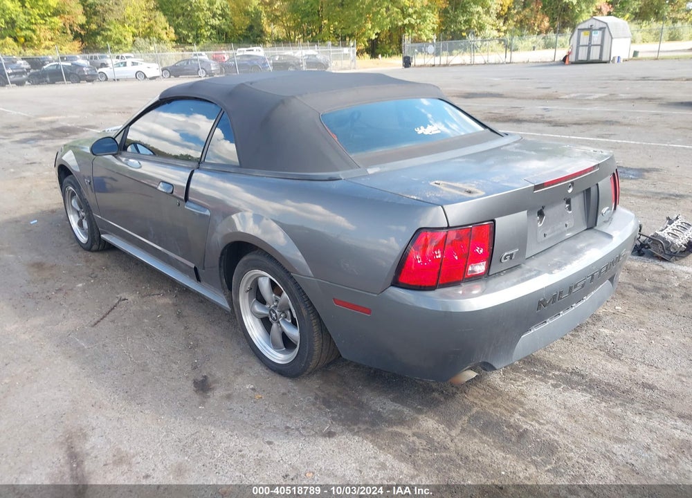 2003 FORD MUSTANG GT VIN: 1FAFP45X63F306579