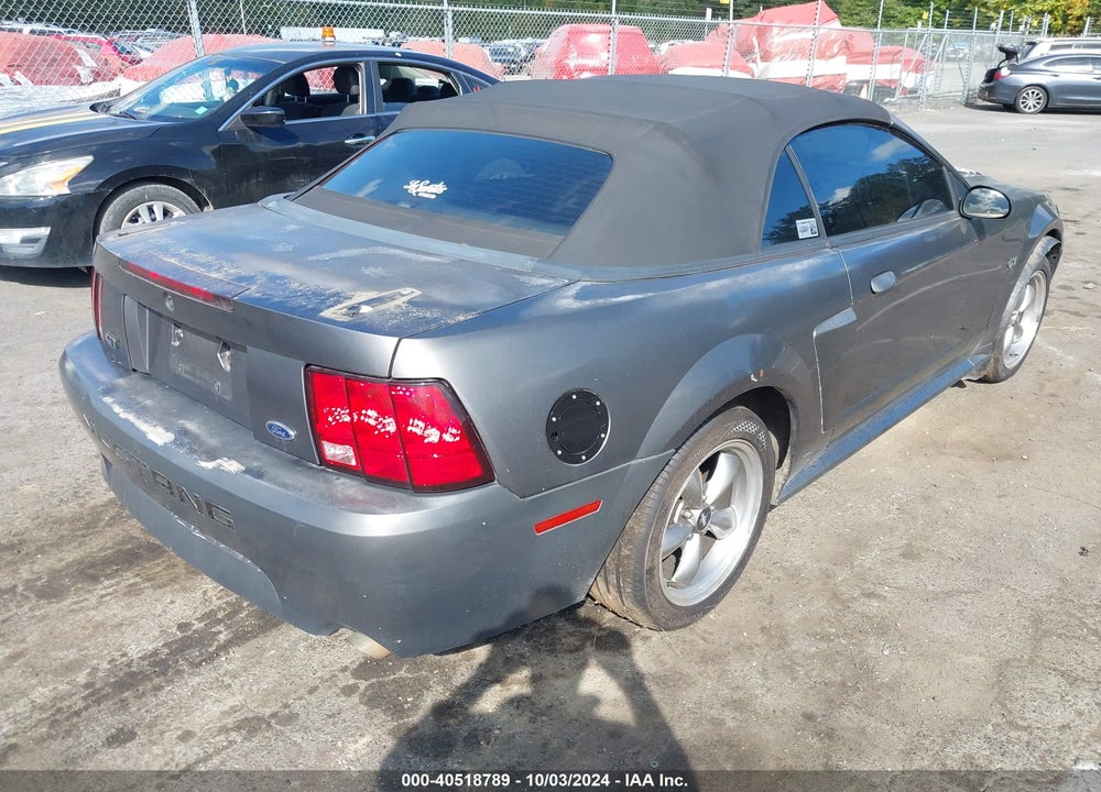 2003 FORD MUSTANG GT VIN: 1FAFP45X63F306579