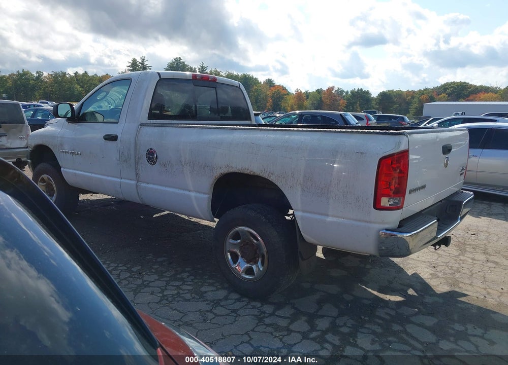 2005 DODGE RAM 2500 ST VIN: 3D7KS26D05G815316