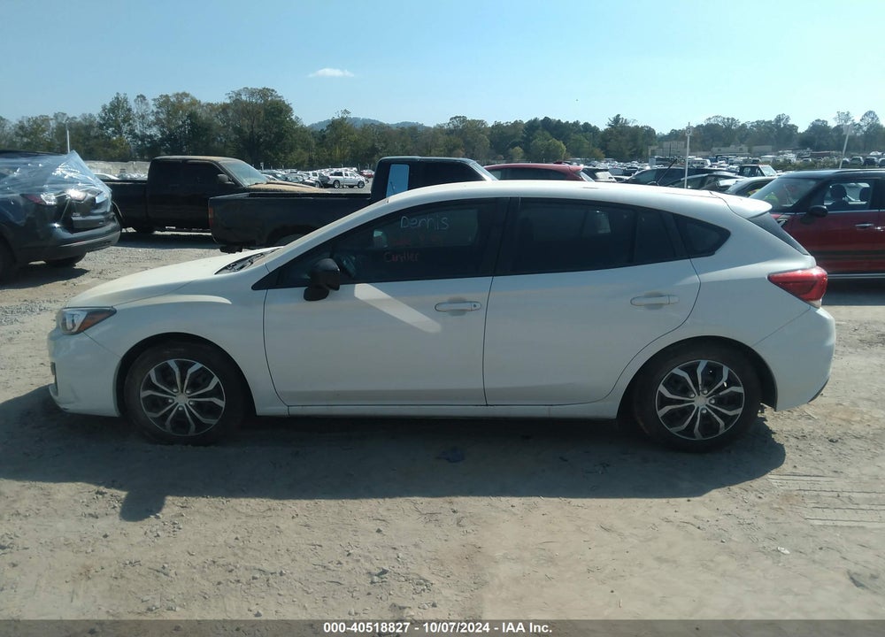 2019 SUBARU IMPREZA 2.0I VIN: 4S3GTAB66K3722779
