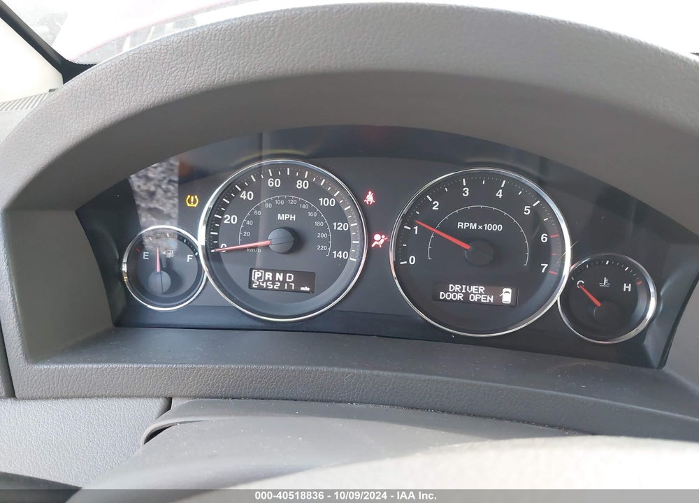 2009 JEEP GRAND CHEROKEE LAREDO VIN: 1J8GR48KX9C545144