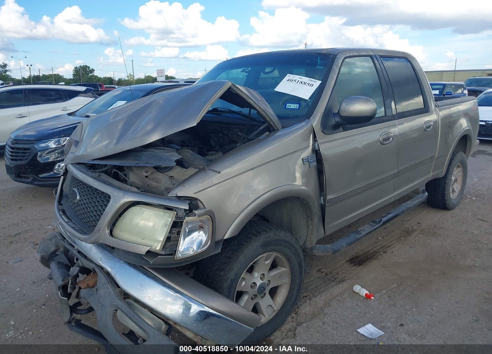 2002 FORD F-150 LARIAT/XLT VIN: 1FTRW08L32KA65680