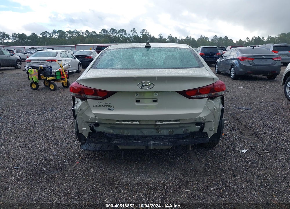 2017 HYUNDAI ELANTRA SE VIN: KMHD74LF7HU075704