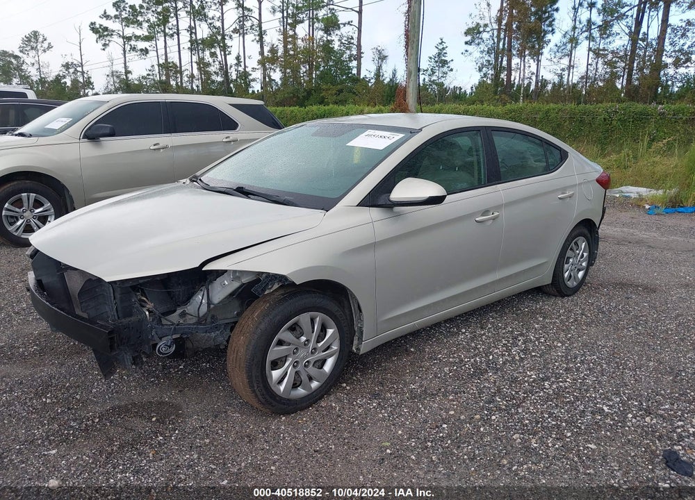 2017 HYUNDAI ELANTRA SE VIN: KMHD74LF7HU075704