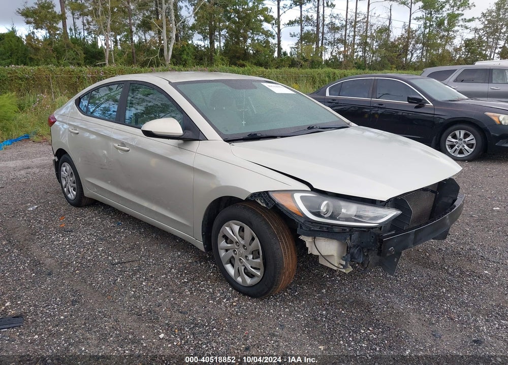 2017 HYUNDAI ELANTRA SE VIN: KMHD74LF7HU075704