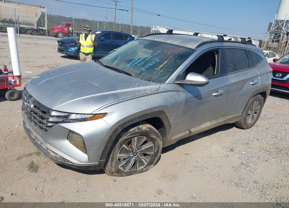 2024 HYUNDAI TUCSON HYBRID BLUE VIN: KM8JBCD11RU211888